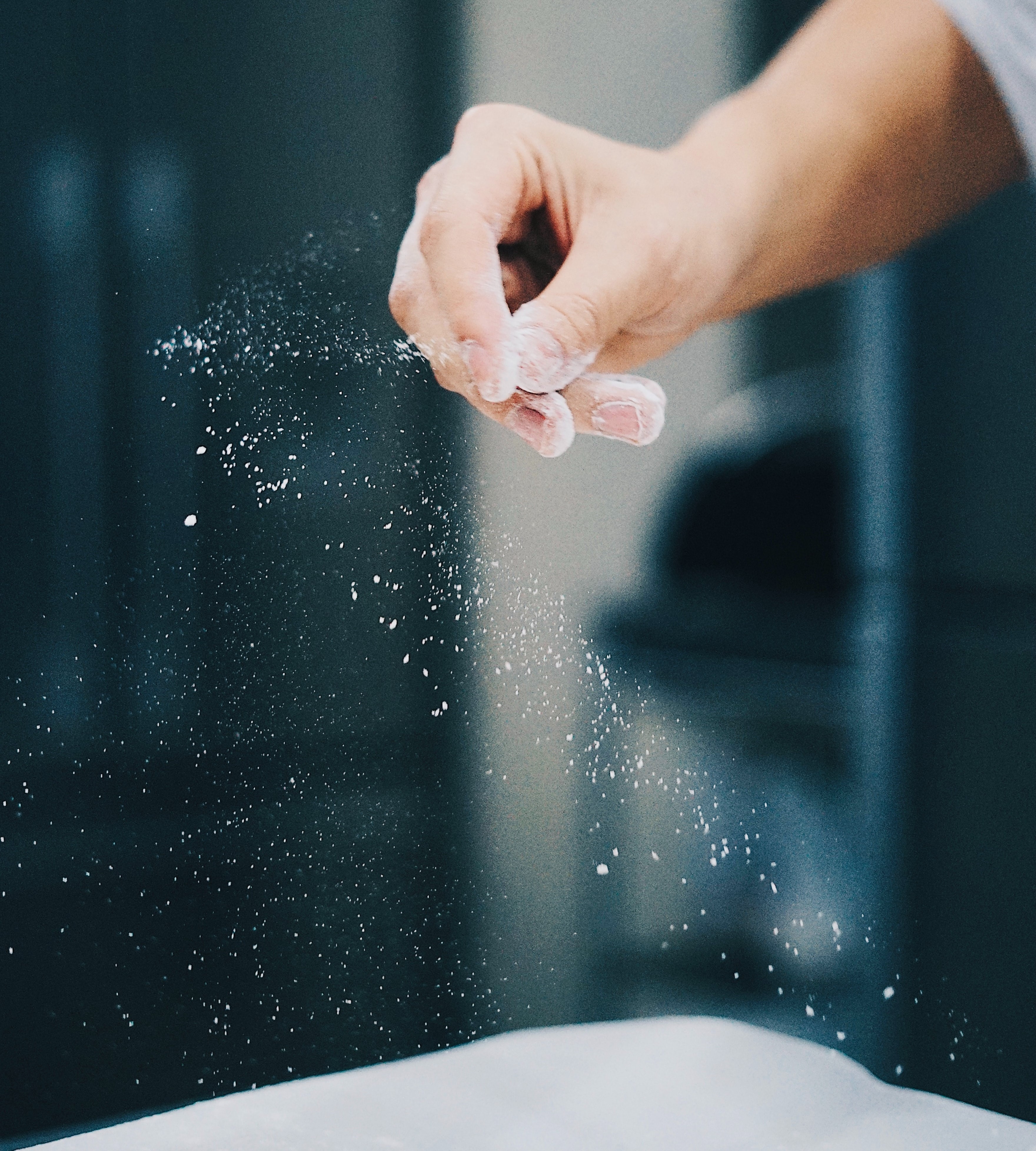 Image d'accueil main de patissier